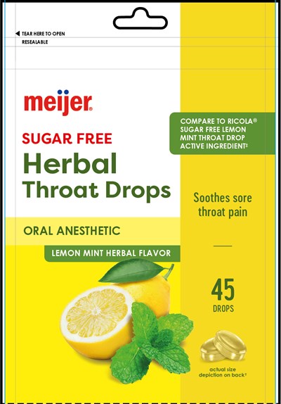 LEMON MINT HERB DROP 45 front.jpg Front label - LEMON MINT HERB DROP 45 front